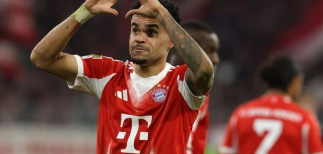 لويس دياز يحصل على جائزة لاعب الشهر في بايرن ميونخ